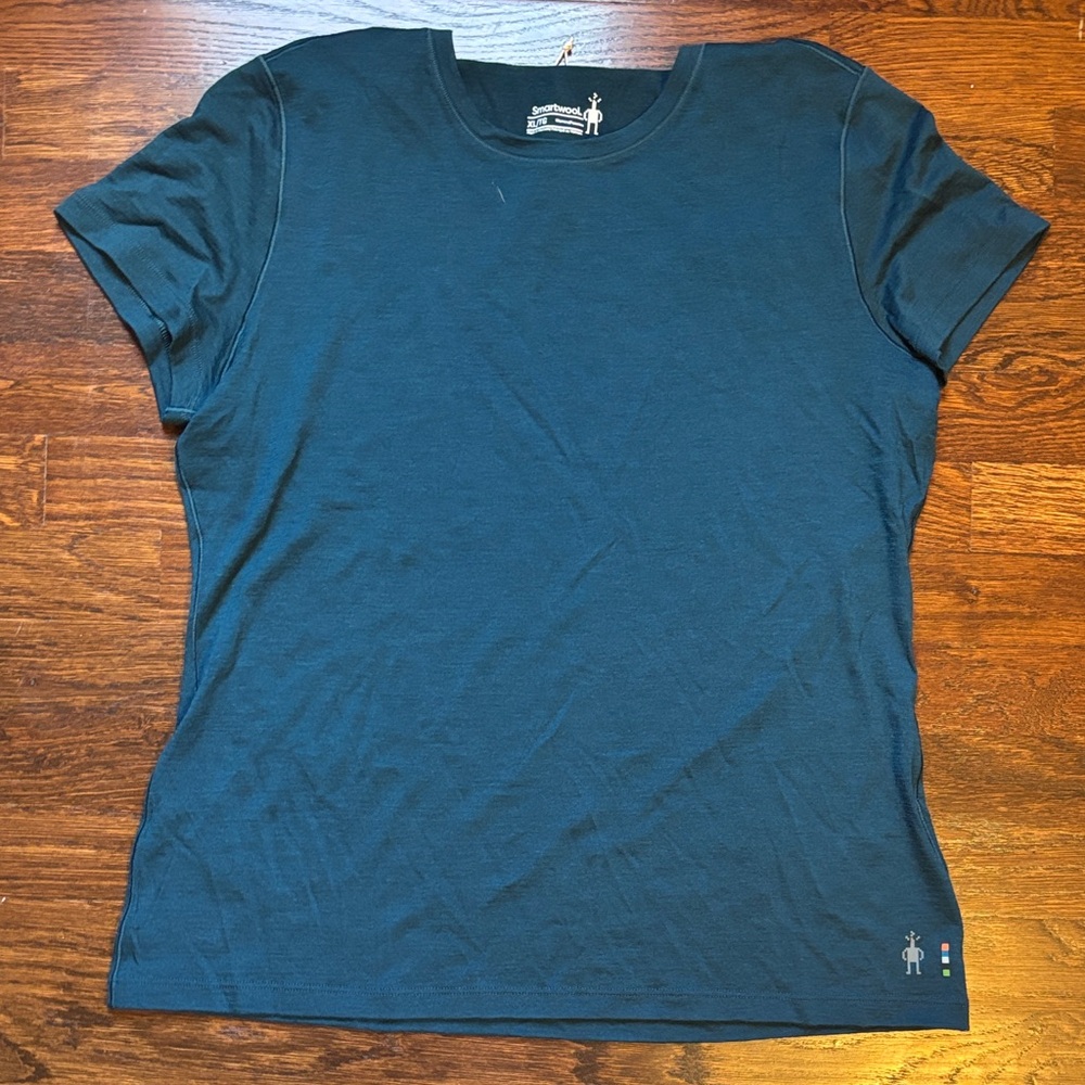 Women's Smartwool Teal T-Shirt